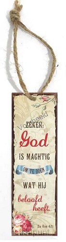 Zeker God is machtig