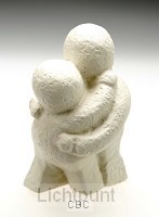 Beeld 8c  liefde is hemels 7cm ivoor