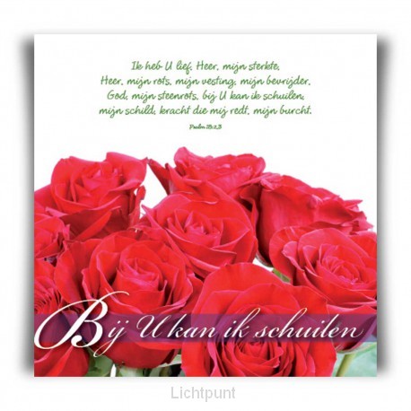 Choice kaartje bij U kan ik schuilen