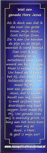 Boekenlegger wat een genade