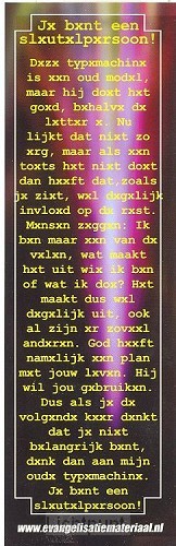 Boekenlegger je bent een sleutelpersoon