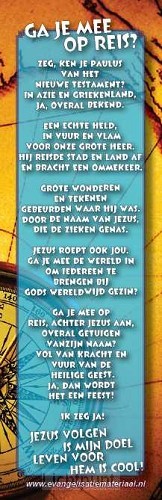 Boekenlegger kind ga je mee op reis