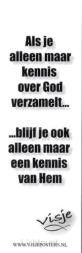 Boekenlegger visje als je alleen maar ke