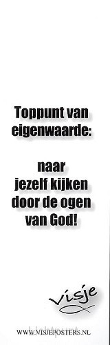 Boekenlegger visje toppunt van eigenwaar