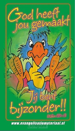 Kaart bijbeltje God heeft jou ge