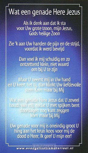 Minikaart wat een genade