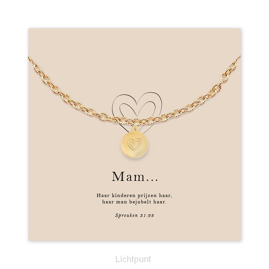 Gouden ketting: Mam