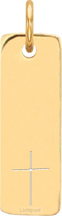 Gouden hanger kruis Rom 1:16