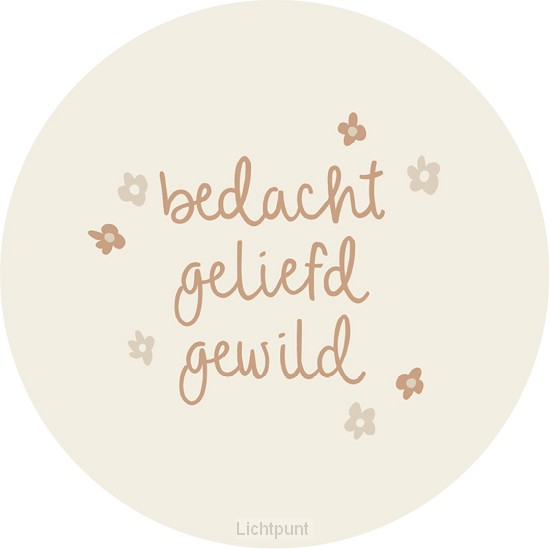 Muurcirkel bedacht geliefd gewild