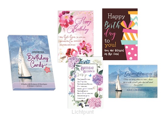Boxed Cards Birthday Sailboat Front