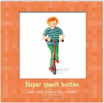 Jasper speelt buiten