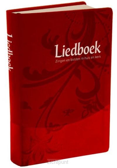 Liedboek koker rood softcover goudsnede