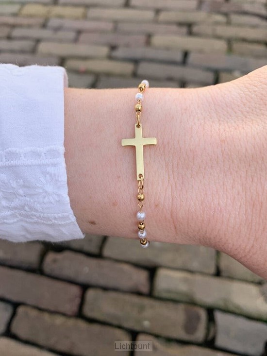 Armband Hadassa enkel goud/zilver