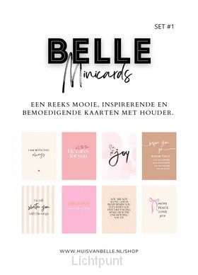 Set Belle minikaartjes