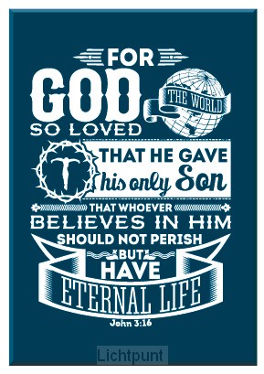 Kadobord for God so loved