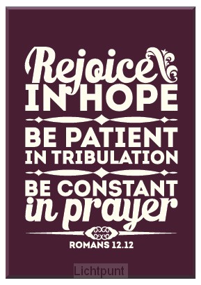 Kadobord rejoice in hope