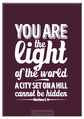 Kadobord light of the world