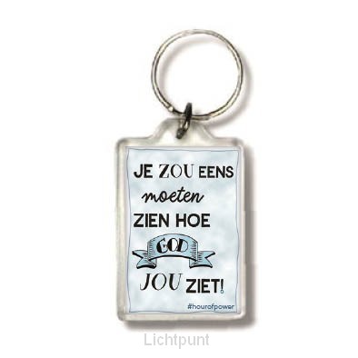 Sleutelhanger hoe God jouw ziet