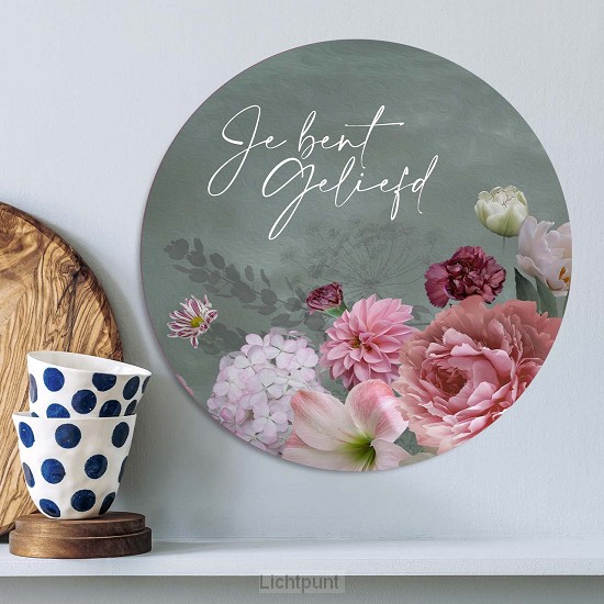 Muurcirkel je bent geliefd