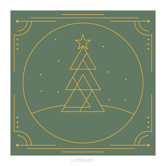 Kerstkaart ''Kerstboom''