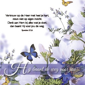 Kadokaartje Hij baant de weg voor jou