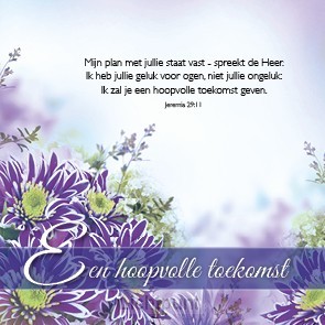 Kadokaartje een hoopvolle toekomst
