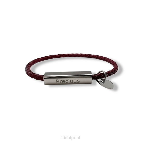 Armband Precious  Bordeaux  19 cm
