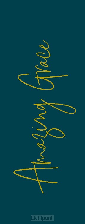 Boekenlegger amazing grace