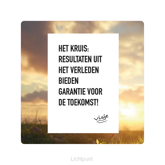 Visje bordje Het kruis