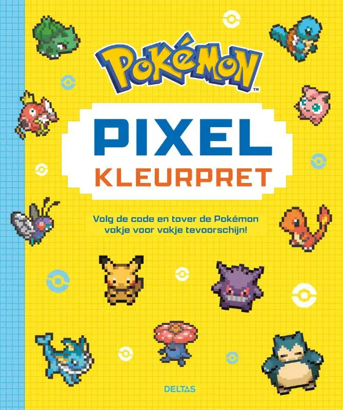 Pokémon pixel kleurpret