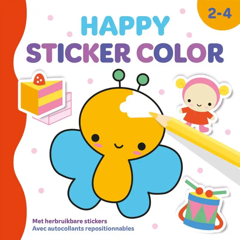 Happy Sticker Color / 2-4 jaar