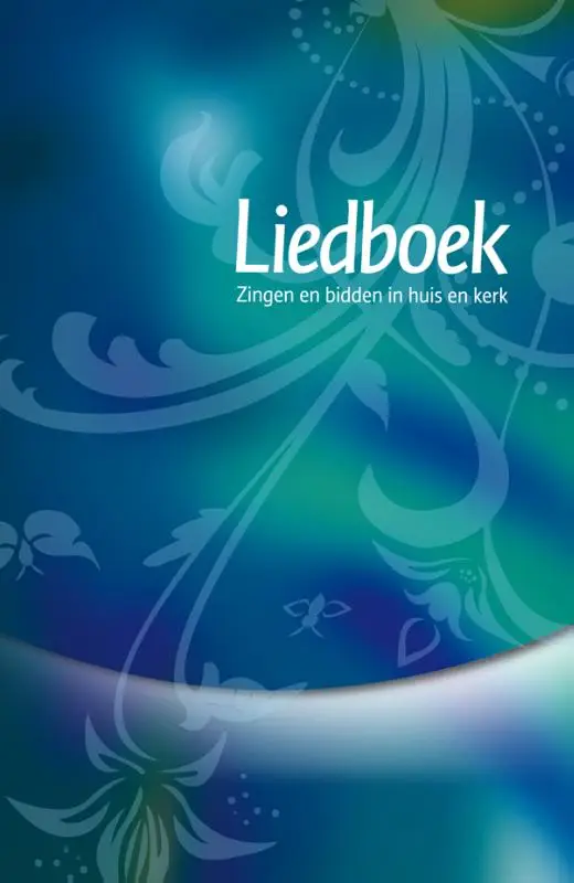 Liedboek blauw hardcover witsnede