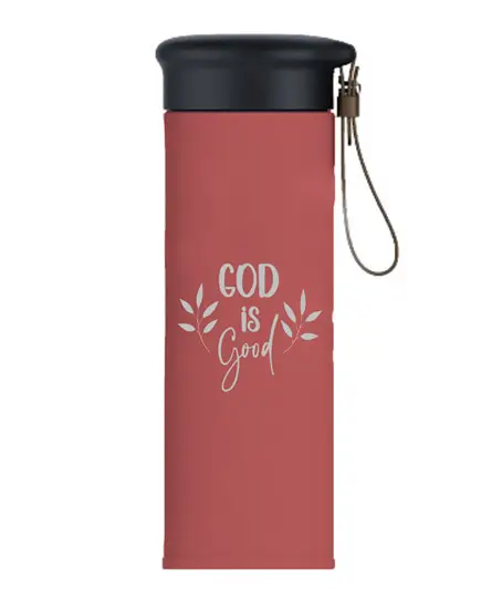 Thermos Bottle God is Good - Maroon