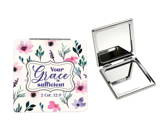 Mini compact mirror your grace is suffic