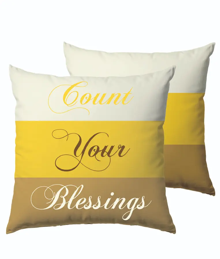 Pillow Case Count your blessings
