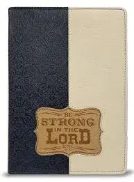 Zippered Journal Be Strong