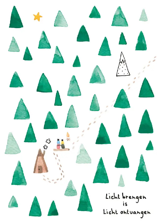 Licht brengen is licht ontvangen