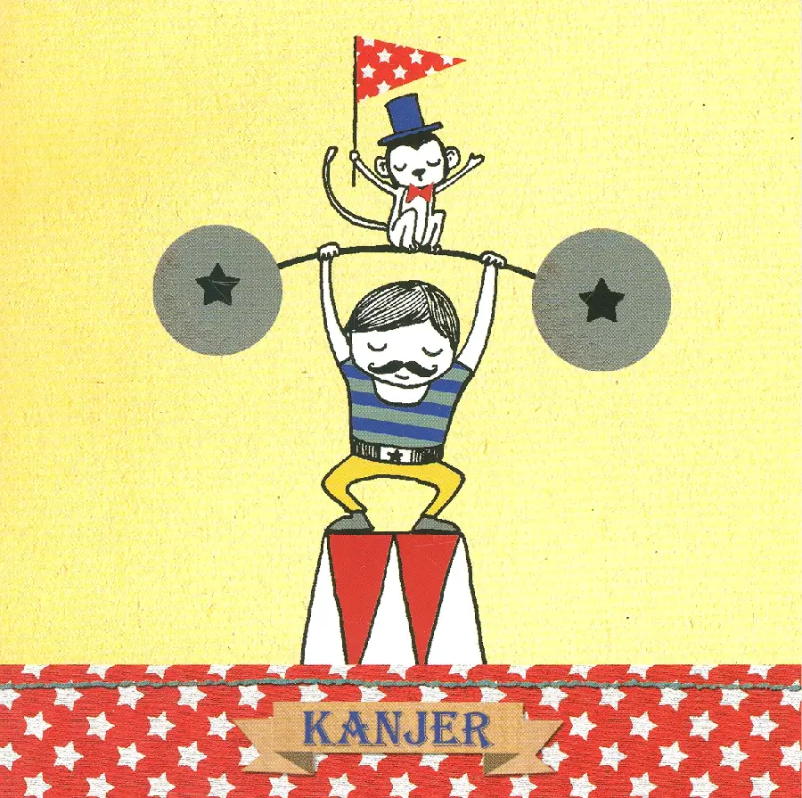Wenskaart kanjer