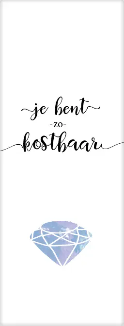 Boekenlegger je bent zo kostbaar