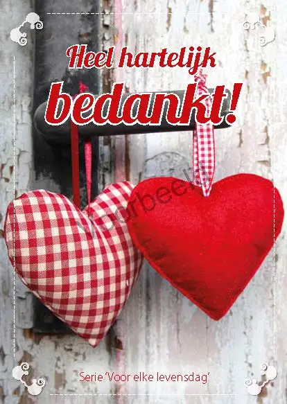 Heel hartelijk bedankt A6