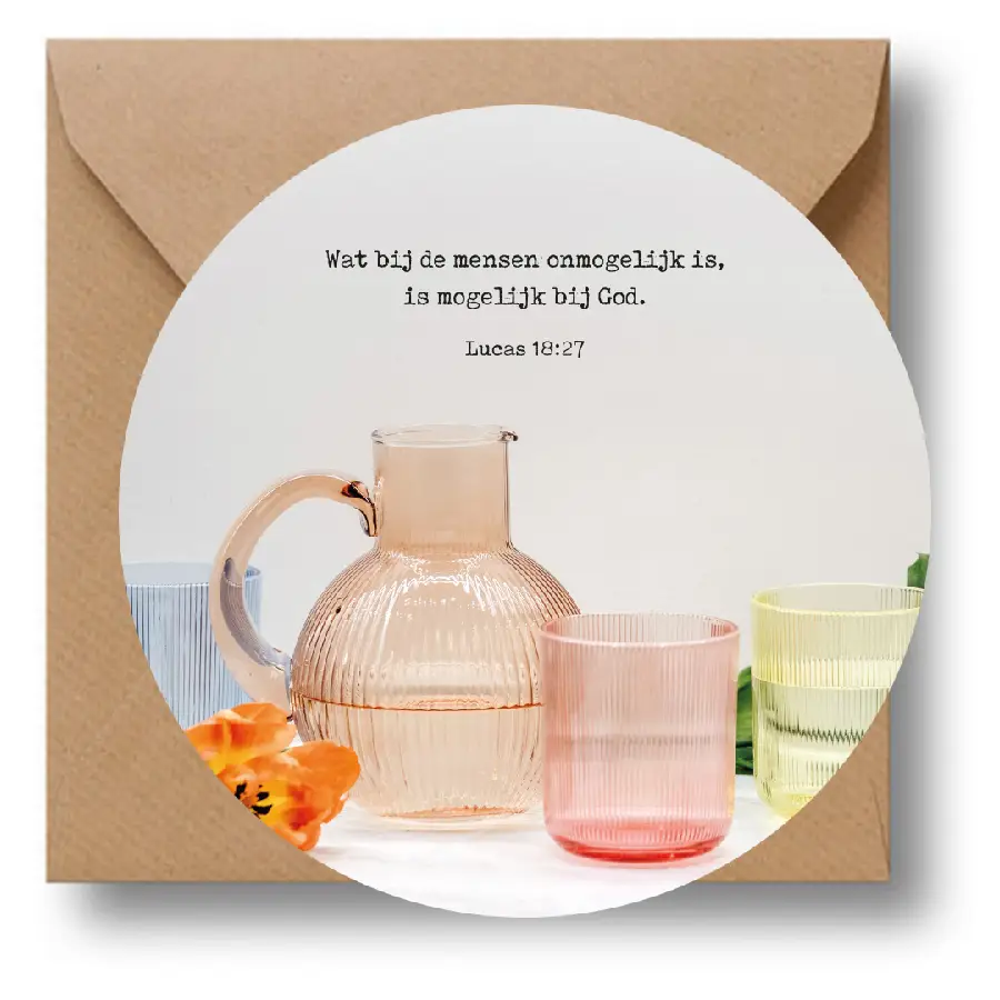 Cirkelcadeau wat bij mensen onmogelijk i