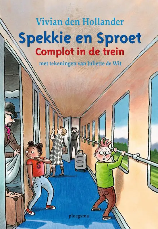 Spekkie en sproet complot in de trein