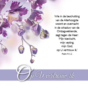 Kaart op U vertrouw ik