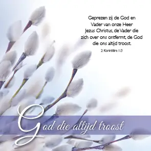 Kaart God die altijd troost