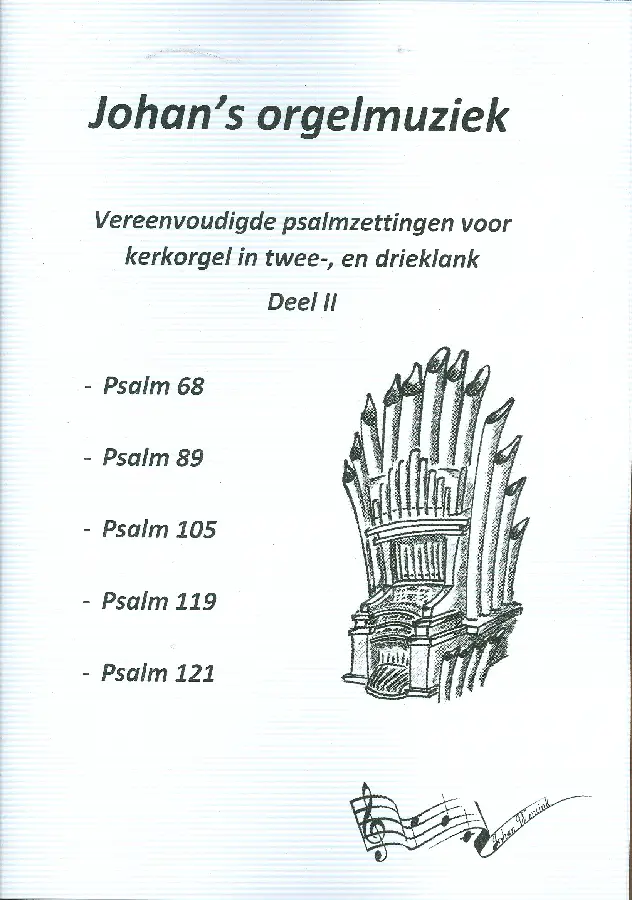 Psalmzetting dl 2 kerkorgel 2+3klank