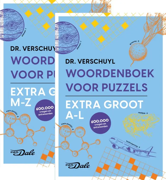 Woordenboek voor puzzels extra groot