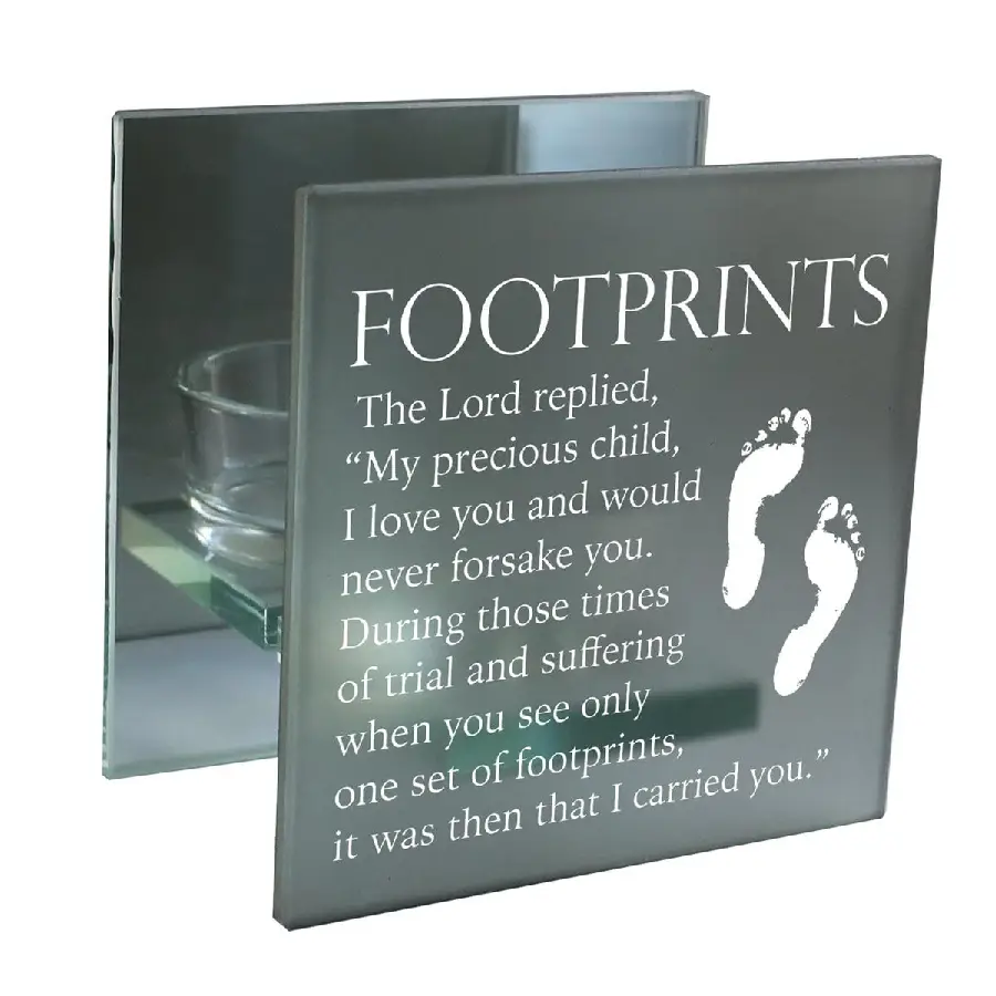 Tealight footprints