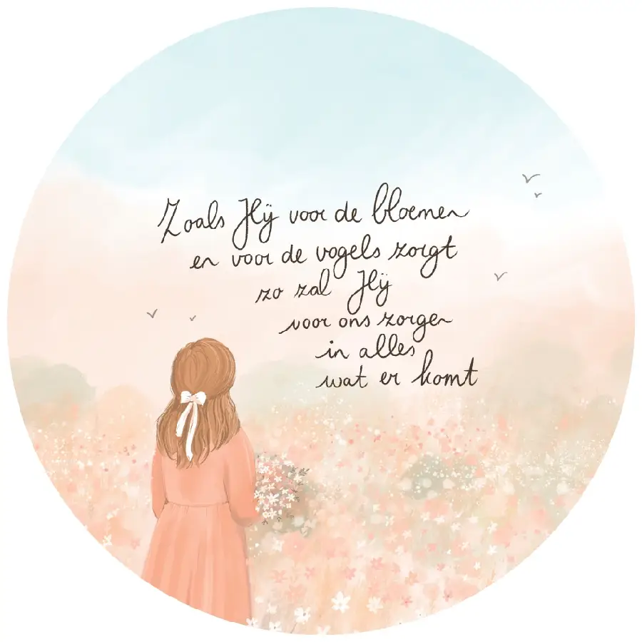 Cirkel Zoals Hij voor de bloemen