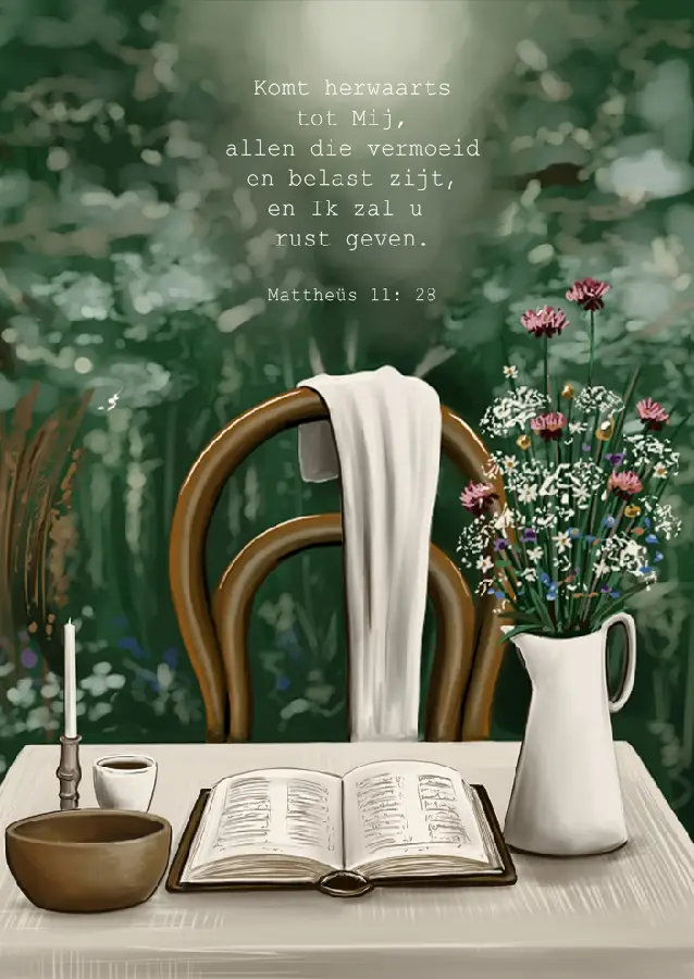 Poster A4 Komt herwaarts tot Mij