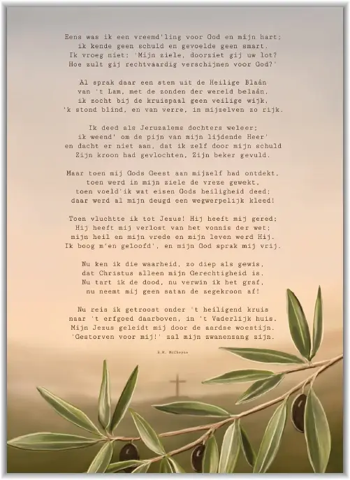 Poster A4 Mijn genade is u genoeg